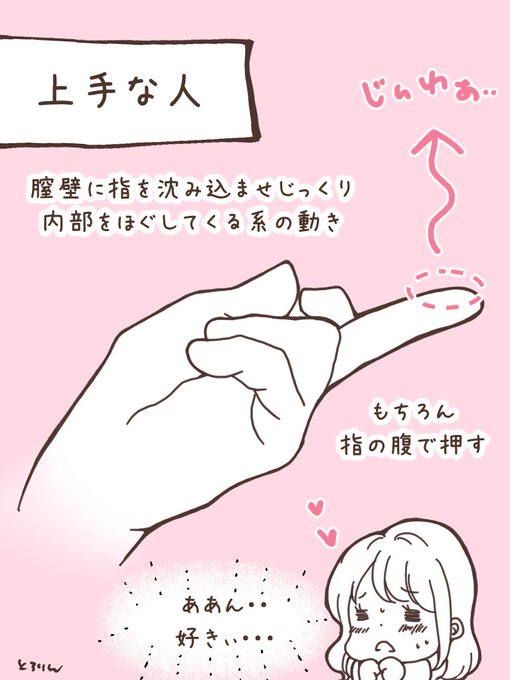 手マンが上手い人vs下手な人 