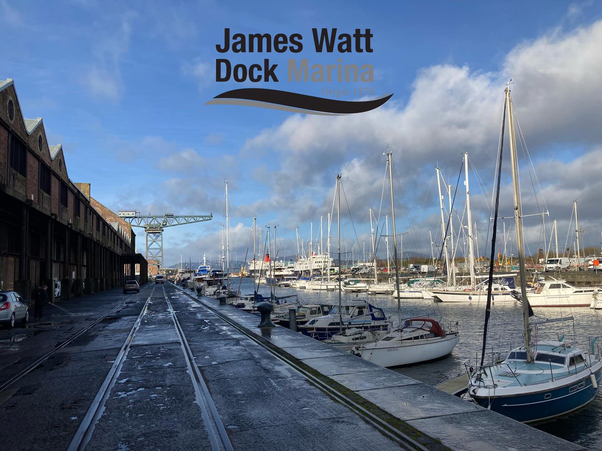 After a blustery start with #StormOtto blowing a hoolie, we have some lovely daylight at James Watt Dock Marina today. Brightens the spirits no end and now ready to hop, skip and jump into the weekend! Whatever you’re doing have a great one from all our team #jwdmarina 🌪️🏗️⚓️🚤🌤️