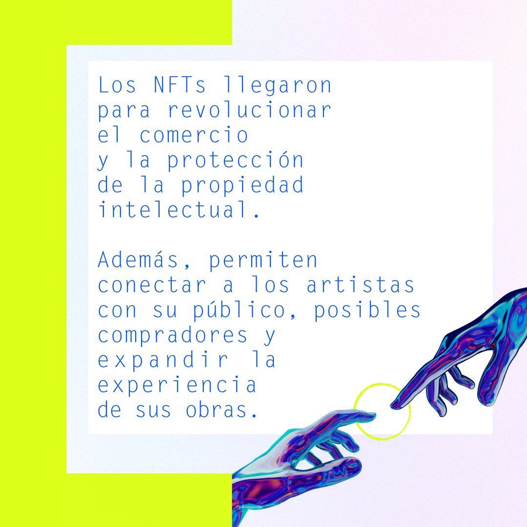 semillanft's tweet photo. Se viene una nueva edición de nuestro Curso de NFTs para Artistas. Nuevamente nos juntaremos los sábados a aprender todo sobre esta tecnología y a compartir nuestros proyectos acrecer en comunidad. Programa: https://t.co/py4qV4ia5Z https://t.co/7wJ06zfGZJ