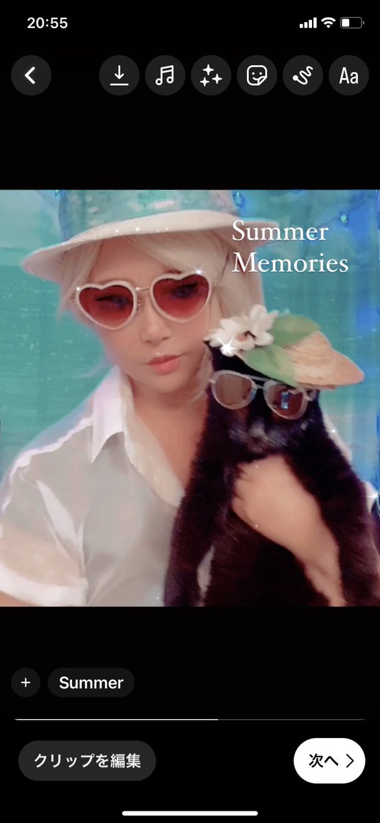 FudoJuli's tweet photo. アップしそびれていた、夏の思い出です。23歳（108）黒猫伯爵と。さぁ、この寒さを元気に乗り切りましょうね。 https://t.co/sLbMXsMQEJ