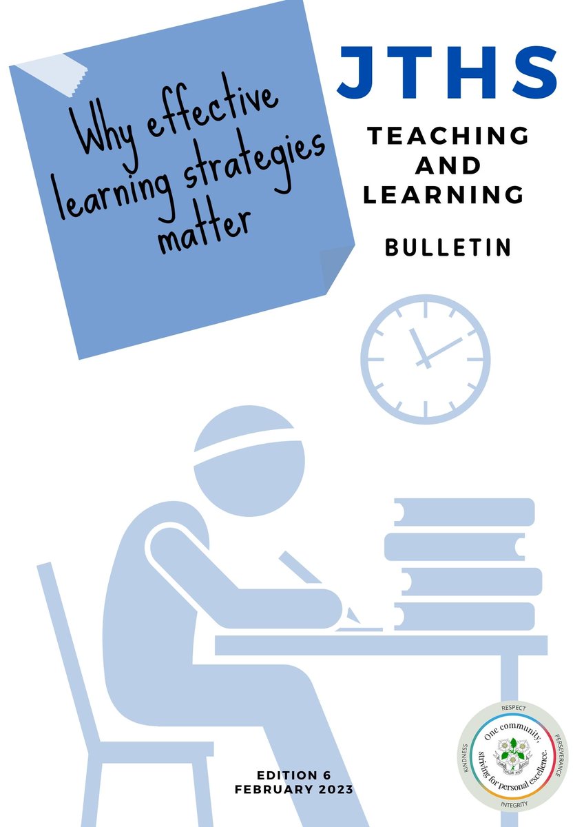 Edition 6 of the @johntaylorhighschool T&amp;L Bulletin is hot off the press! In this edition @mrs_tremble presents how best to suport revision using the most effective strategies and through building metacognition.  Thank you to <a href="/innerdriver/">Justin Smith</a> and <a href="/MrMetacognition/">Nathan Burns</a> for the inspiration!