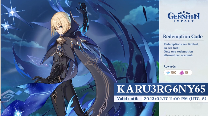 Comfy_Mi's tweet photo. [Genshin Impact Special Codes]

KARU3RG6NY65

5SRC28YNNYP9

SB8UJ9H7NH8V https://t.co/cxFoQM2gIw