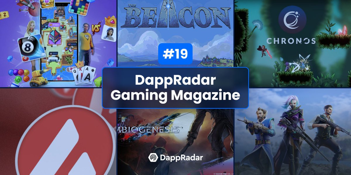 1/  Just in: <a href="/PlayMetaDOS/">MetaDOS Esports</a> will be launched on @avalancheavax 's subnet, adding to the growing list of Web3 games on Avalanche. 

Also 🔥 new on DappRadar! 

<a href="/beacon/">Beacon</a> 
<a href="/The_Beacon_GG/">The Beacon</a> 
<a href="/iskra_world/">Iskra</a> 

More web3 gaming news, perks, &amp; gems in today’s DappRadar Gaming Magazine! LFG!🧵👇