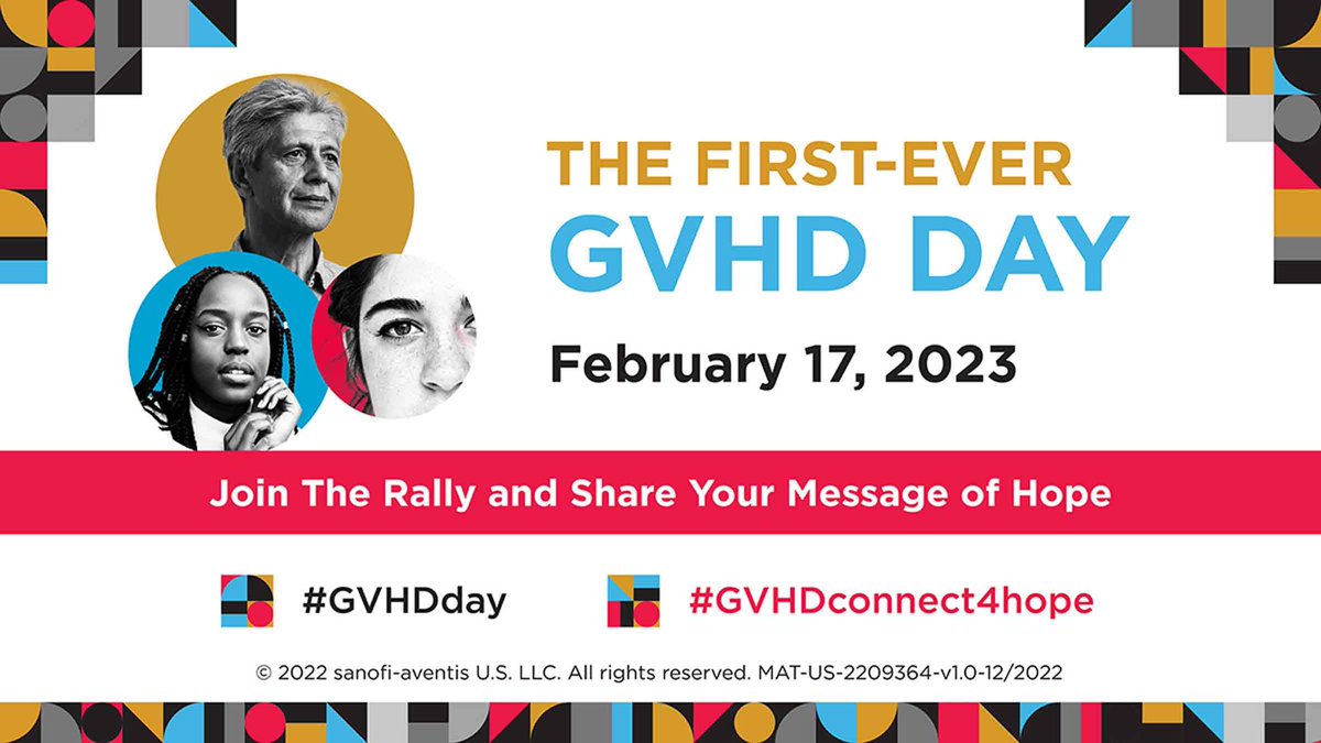 Help raise awareness of GVHD. This is where change begins - The 1st ever #GVHDday. #GVHDconnect4hope  Please share. To learn more about GVHD visit: gvhdalliance.org/gvhd-day/