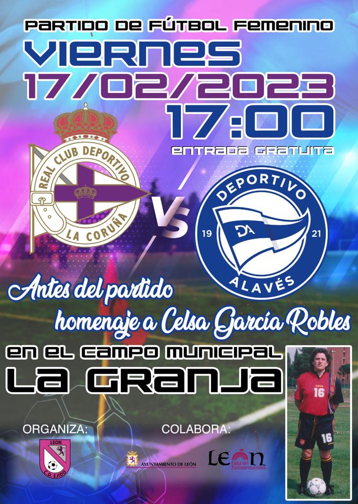 futbolbaseleon's tweet photo. ➡️➡️ PARTIDO 

Vive hoy el partido de fútbol  femenino  entre el @Alaves y el @RCDeportivo organizado por el @CDEjido en colaboración con el @LeonAyto 

▶️ 17:00 Campo de la Granja

#leonesp https://t.co/D5KESDjf0E