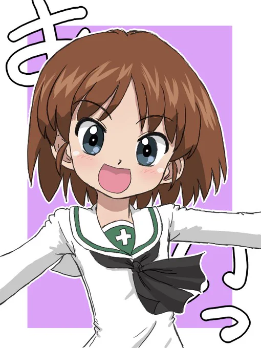 #ガルパンの最推し教えて阪口桂利奈ちゃんです明確に桂利奈ちゃん推しになったのはテレビ版最終回の戦略大作戦の時からですね～あいあいあーい!にやられました 
