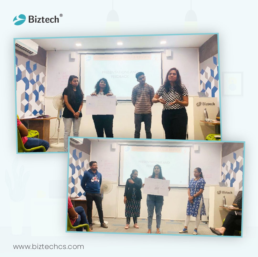 We recently arranged a communication training for our employees. Thanks to the productive training, we learned that brushing up our communication skills is equally important as technical skills.

#BiztechCS  #Training  #CommunicationTraining #CommunicationSkills #Learning