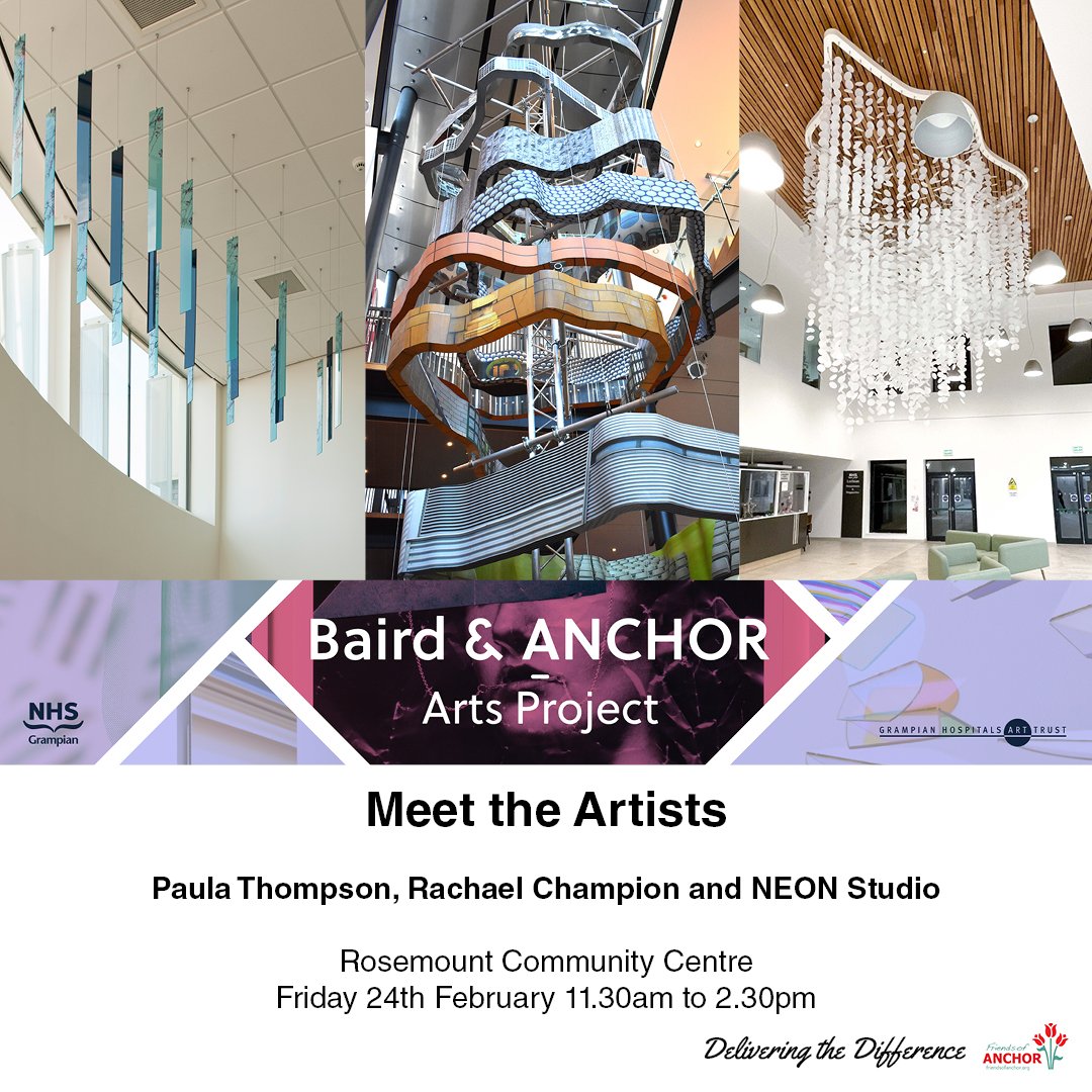 GHATArt's tweet photo. We would like to invite members of the public to The ANCHOR Centre art engagement drop-in session being held in Rosemount Community Centre as part of the @bairdANCHOR Project. For more info....

https://t.co/P9yTIFTDg5

#nhsgrampian #bairdanchor #friendsofanchor #anchorcentre2023 https://t.co/2shQ96za5o
