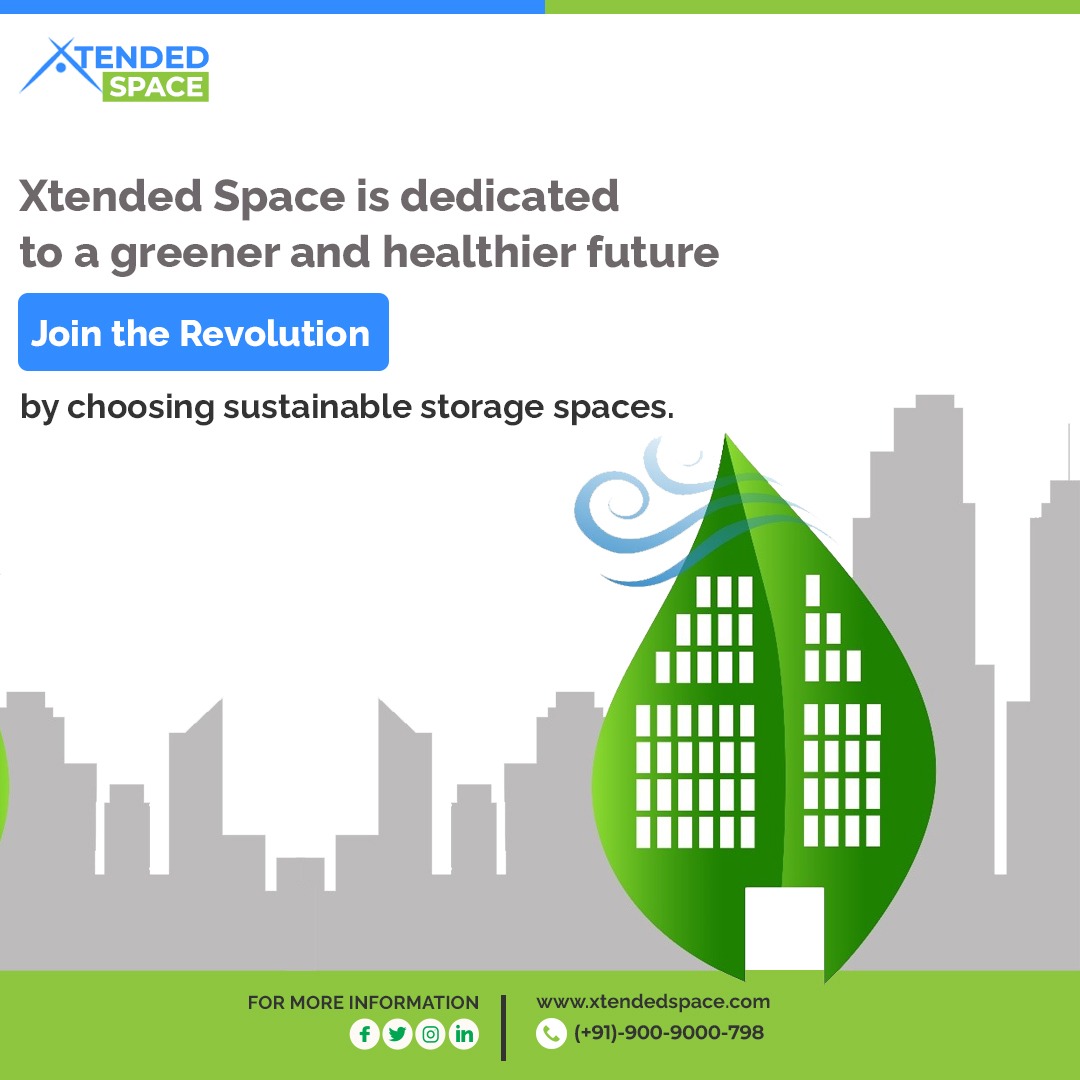 Join the #green #revolution to reduce the #carbonfootprint in Delhi NCR with #XtendedSpace #storage platform.
.
.
.
#XS #sustainablestoragefacility #sustainablestoragespace #ecofriendly #sustainableliving #environment #zerowaste #sustainablelifestyle #reducecarbonfootprints