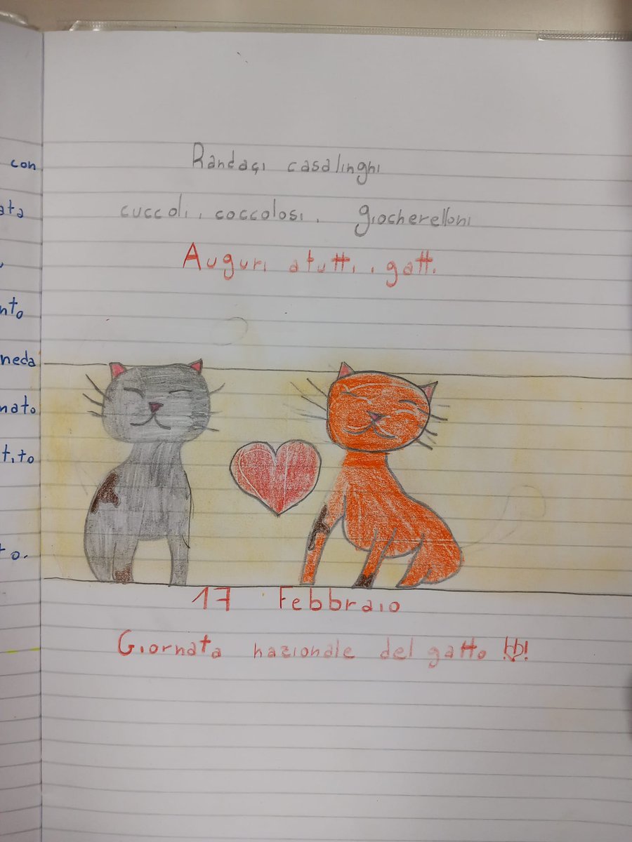 DD_3Circ_Gubbio's tweet photo. La #DD3C omaggia i felici di casa
#giornatanazionaledelgatto
#scuola #plesso https://t.co/fMnJ87pCWq