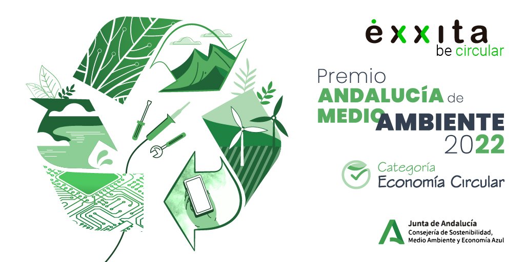 ¡Enhorabuena a toda la compañía! Ayer recibimos de  manos del Presidente <a href="/JuanMa_Moreno/">Juanma Moreno</a>  el Premio Andalucía de Medio Ambiente en su categoría de #EconomíaCircular♻️ Para nosotros es un honor recibir este reconocimiento y seguir sumando a la #RevoluciónVerde. ¡Gracias a todos!