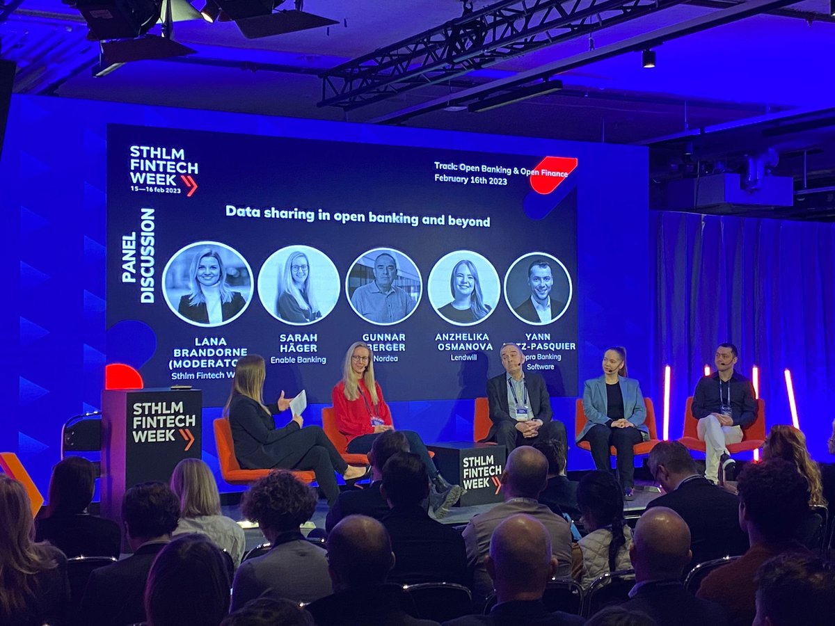 SBS_Software's tweet image. 🔥 Yesterday was the second day of Stockholm Fintech Week, with a focus on Open Banking &amp;amp; Open Finance.

The perfect moment to highlight the importance of OB and OF for our industry and their potential for driving innovation and creating opportunities.

Such a fantastic event!