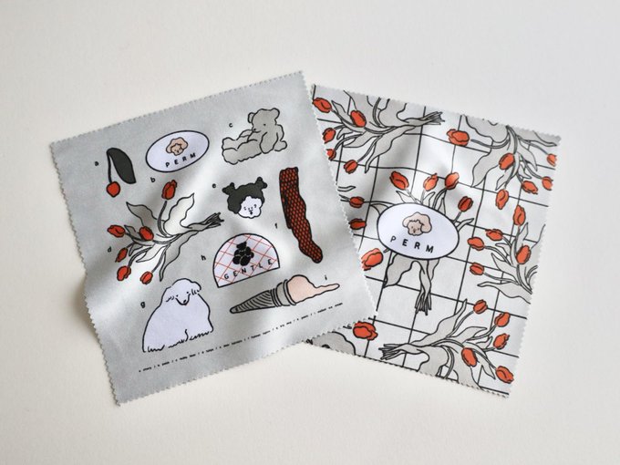 |novelty present |3/1〜のラフォーレPOPUPに合わせてマーベラスなノベルティを作りました。会期中税込¥11,000以上ご購入の方先着70名様に、マイクロファイバークリーナークロスをプレゼント。ポイントはバブリーな両面印刷表裏リンクしたデザインなのでどの面をどう使ってもかわEです 