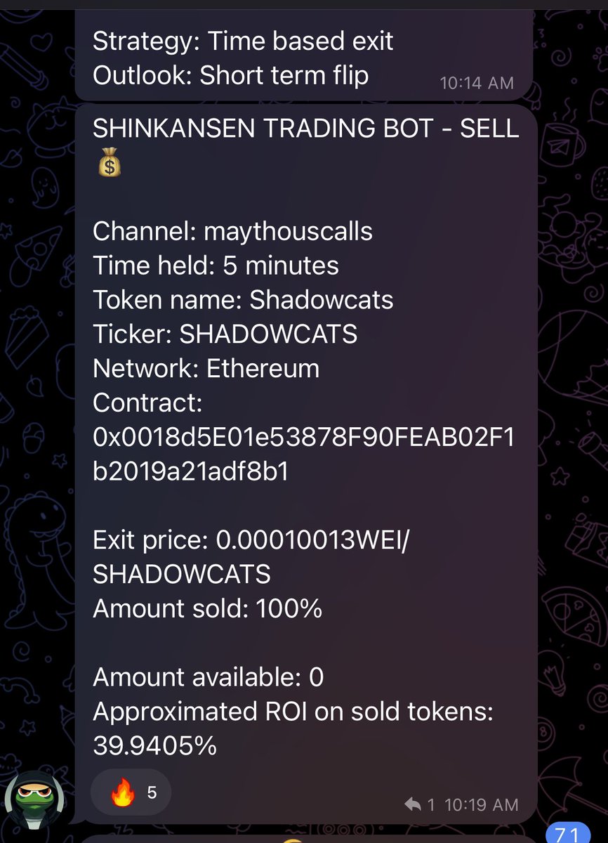 ShinkansenAI's tweet photo. Our AI trading bot continues to print profits.
2 trades today both at 40% profit 🔥

Bot trades without emotions or bias, with only one objective; PROFITABILITY

FUTURE IS  NOW with @ShinkansenAI

@IncomeSharks @GemsofRa @maythous @MiddleChildPabk @AltMasterRoshi @CrossChainAlex https://t.co/i1hJABmEG6