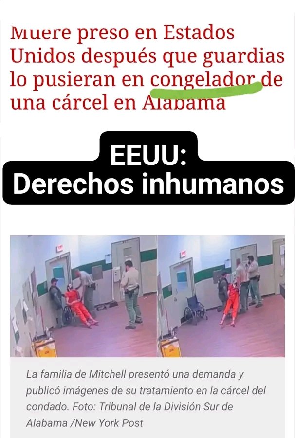 Vicente73977721's tweet photo. Miren lo que pasa en EEUU, el paladín de los "DDHH". https://t.co/31Pbqn9aG0