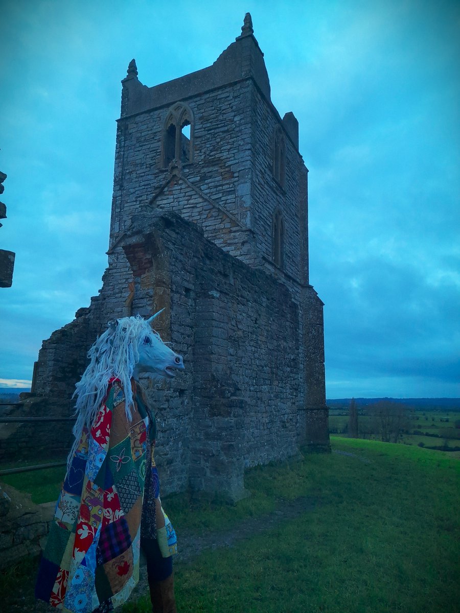 P_J_Richards's tweet photo. ❄️🦄☀️My Unicorn guise for the Winter Solstice #FaustianFriday https://t.co/N41B5GYlrI