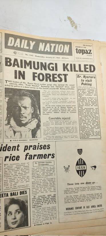 its_kimemia's tweet photo. Field Marshall Baimungi Marete was a courageous freedom fighter who was entrusted with the mantle after Kimathi's execution. How is it then that such a hero turned out to be the victim of the first post-independence assassination? (a thread) https://t.co/SkITAen3KS