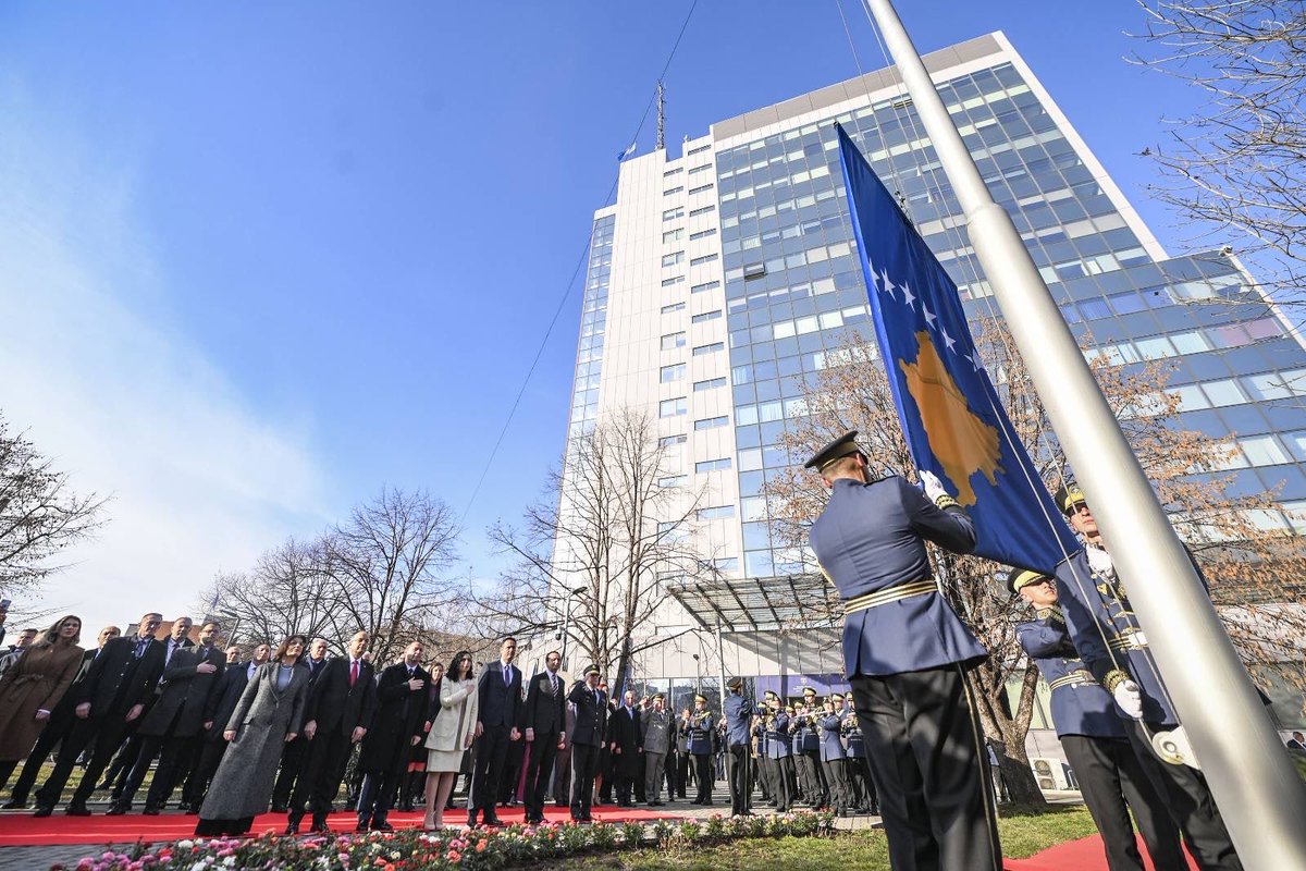 albinkurti's tweet photo. On the 15th anniversary of our independence, the Republic of Kosova has never been stronger: A success story of self-determination, a beacon of democracy in the region, a model of economic progress for all. Happy Independence Day! https://t.co/dVuQQfFtGK