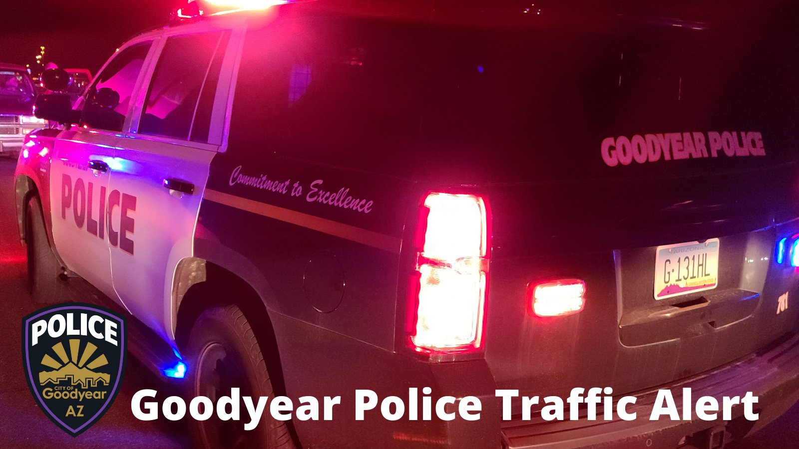 Goodyear Police Dept on Twitter "Goodyear Police Traffic Alert