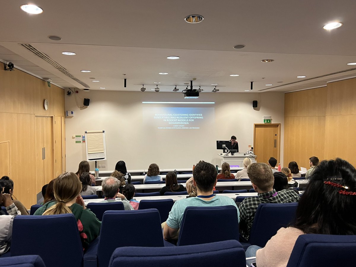 Evolution, Infection and Genomics (EIG) UoM (@egs_uom) on Twitter photo fantastic talk by our PhD student, Jarred Lorusso on “Behavioural Clustering Identifies Susceptible and Resilient Offspring in Rodent Models for Schizophrenia “ <a href="/SBS_Spotlight/">UoM SBS Research Spotlight</a> <a href="/FBMH_DocAcad/">FBMH Doctoral Academy 🌎</a> <a href="/OfficialUoM/">The University of Manchester</a> <a href="/FBMHpg/">FBMH postgrads</a> #phdchat fantastic talk by our PhD student, Jarred Lorusso on “Behavioural Clustering Identifies Susceptible and Resilient Offspring in Rodent Models for Schizophrenia “ <a href="/SBS_Spotlight/">UoM SBS Research Spotlight</a> <a href="/FBMH_DocAcad/">FBMH Doctoral Academy 🌎</a> <a href="/OfficialUoM/">The University of Manchester</a> <a href="/FBMHpg/">FBMH postgrads</a> #phdchat