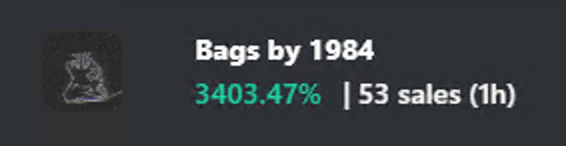 1/ So I woke up to bags pumping hard! How hard? 3400 %. 

I think people are starting to see that we deliever on promises. We havent made a single promise and not delievered. 

We have infact delievered a great bunch so far. 
And the surprises inc. further down the road is yowza