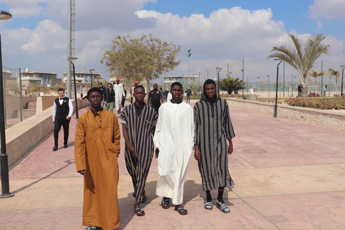 foday_manneh_'s tweet photo. It is Juuma prayer time in Egypt for the young Scorpions 🇬🇲🤲📿 https://t.co/mknnbOf3oo
