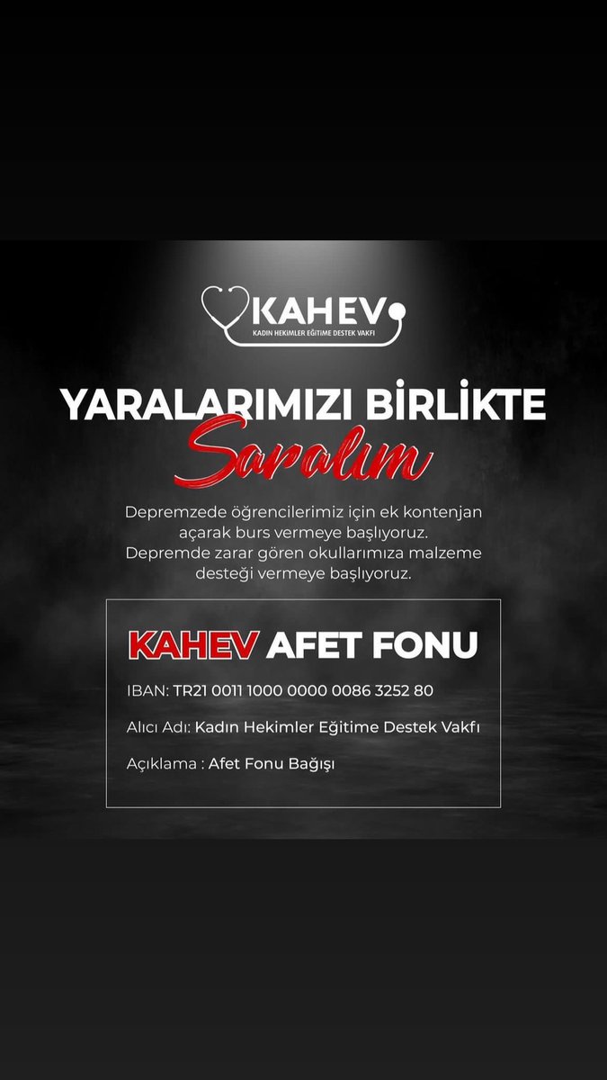 Depremzede çocuklarımızın yaralarını birlikte saralım #deprem <a href="/KAHEV2018/">KAHEV</a>