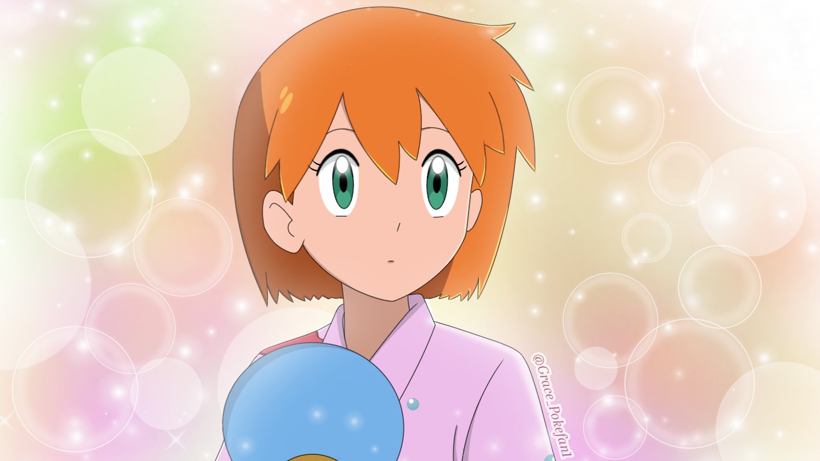 Grace 💙#Thanks_AshPikachu💛 on X: 3 months ago, On this day the #anipoke  Twitter was filled with Misty pictures!😍 #アニポケ #misty   / X