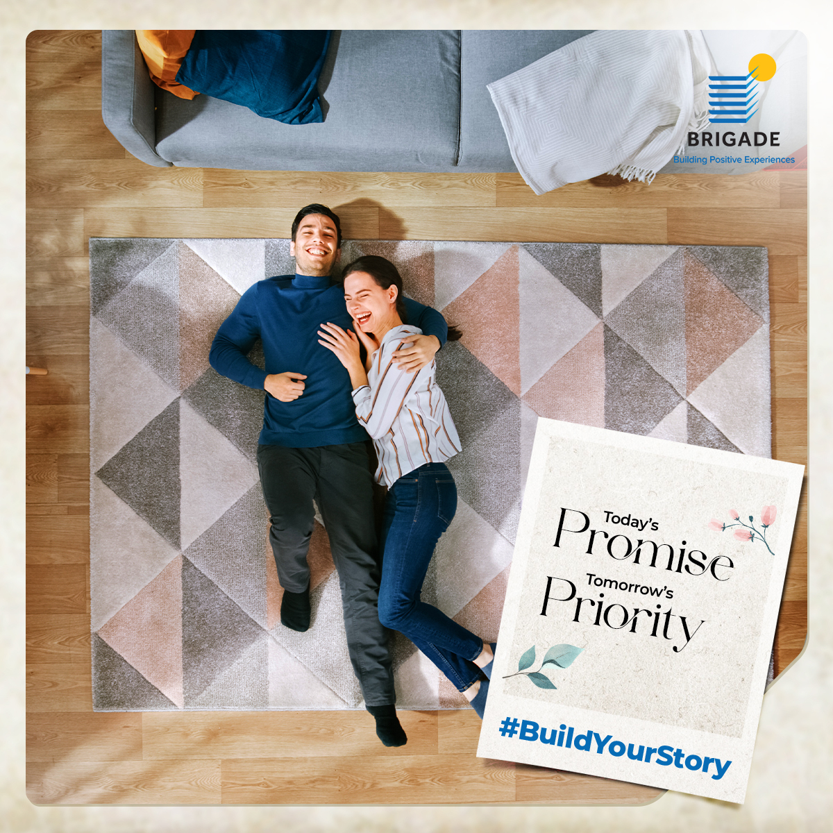 Celebrate the spots for joyful nothingness and spaces where promises you made come to life with the people you call your home. #BuildYourStory with Brigade homes and watch every corner and room unfold a tale.

#BrigadeGroup #RealEstateIndia #Homes #Residential #India