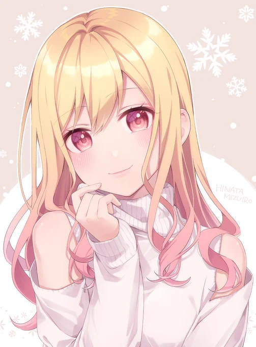 #prsk_FA咲希ちゃんの肩出しニットはいいぞぉ… 