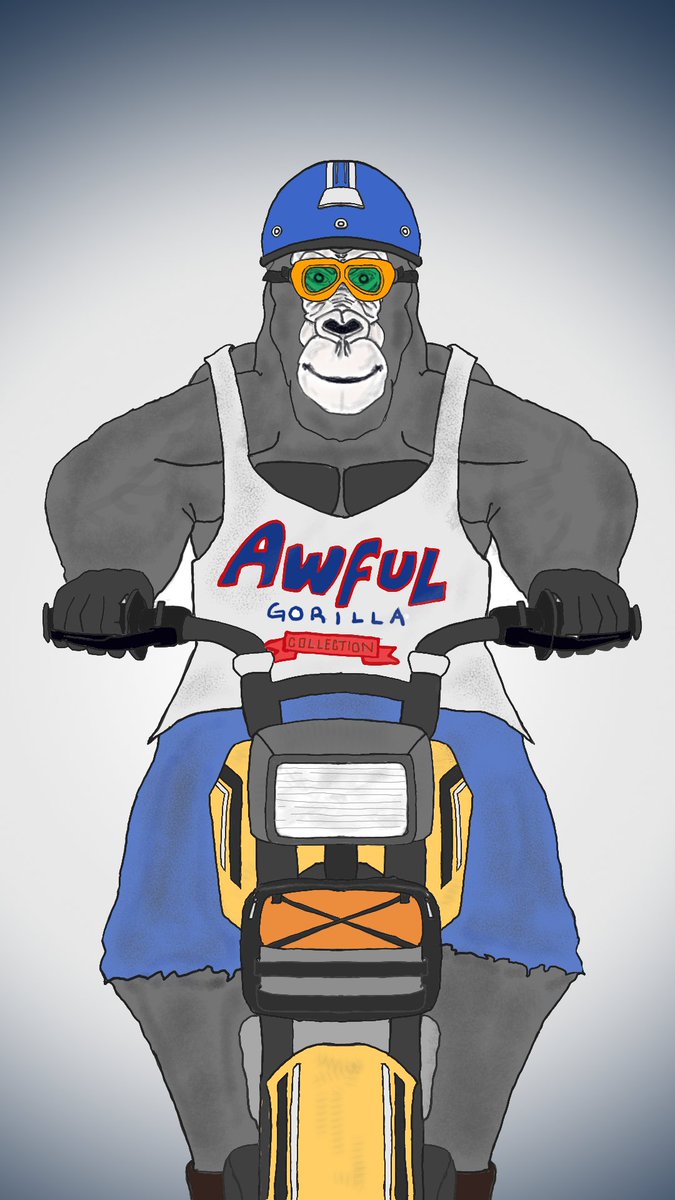 CLand_tw's tweet photo. Morning pals ... Friday for all
#nft #nfts #nftart #nftartist #nftartists #NftCommunity #nftcollectible #nftcollection #nftlover #AwfulGorillaCollection https://t.co/gwL49fKzKb