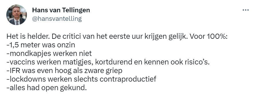 mkeulemans's tweet photo. @hansvantelling Nee, je bent een pruttelend desinformatiefabriekje dat al twee jaar lang moedwillig het publieke debat vergiftigt met de grootst mogelijke onzin.
Dat is niet integer, maar ongezond.
#sticktothescience https://t.co/ht4q81eZ33