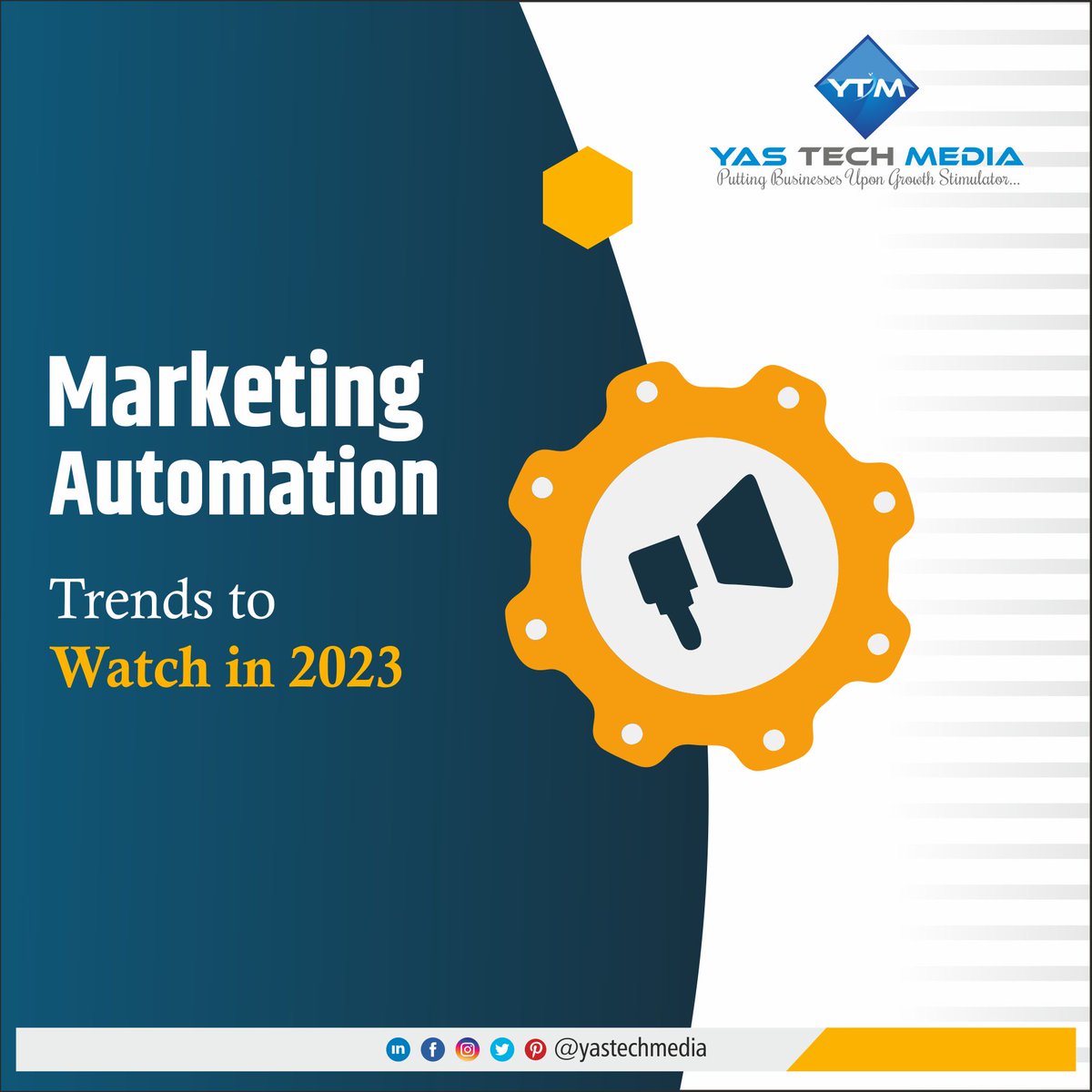 YASTechMedia1's tweet image. Marketing Automation Trends to Watch in 2023

#yastechmedia #hubspotpartner #hubspotagency #marketingautomation #marketingautomationsoftware #marketing #automation