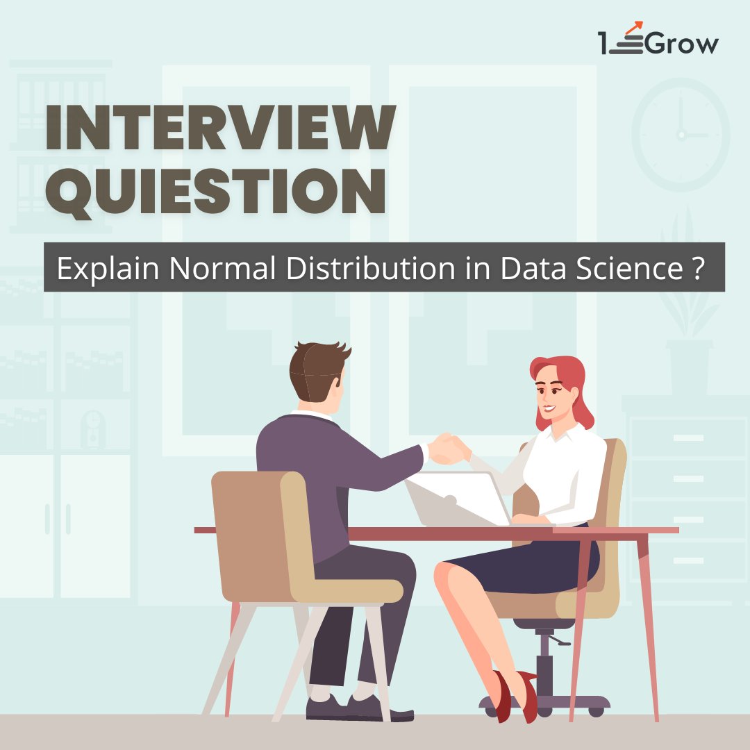 1stepGrow's tweet image. #NormalDistribution in Data Science - Important Interview Q &amp;amp; A 

➡️ The normal distribution, also known as the #Gaussiandistribution, is a probability distribution that is widely used in data science.