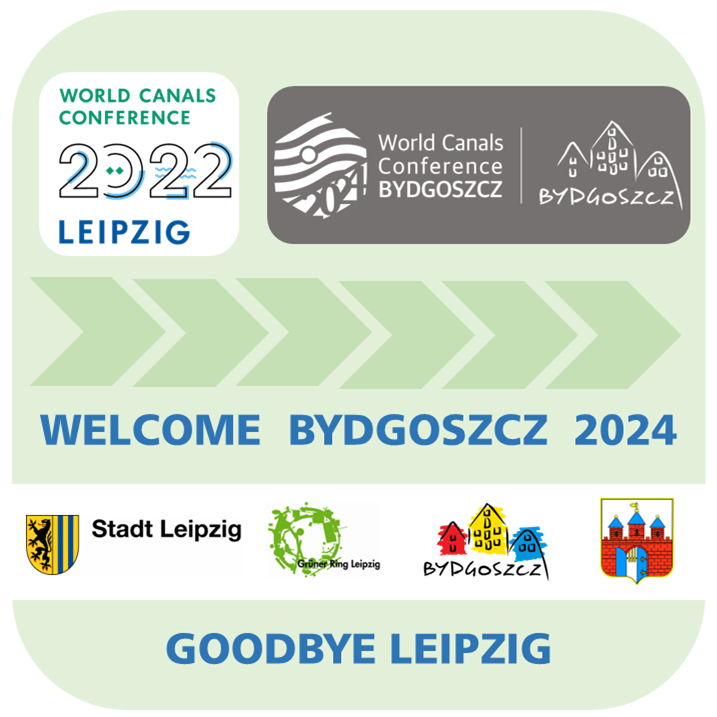 WorldCanals's tweet photo. Bye Bye Leipzig, Hello Bydgoszcz 2024!
nachdem wir im letzten Jahr gemeinsam eine aufregende World Canals Conference in Leipzig und Umgebung erleben durften, ist es nun Zeit, Auf Wiedersehen und "Goodbye" zu sagen und den Staffelstab (auch auf den Social Media Accounts) https://t.co/751S6ZNbY5