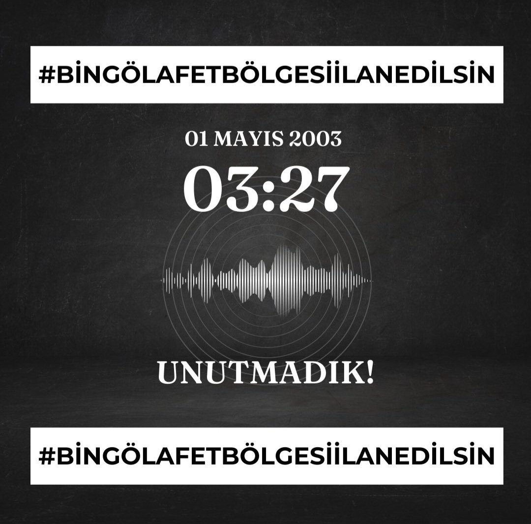Kader, Harekete Geçmeyen Kişiye Asla Yardım Etmez.
#BingölAfetBölgesiİlanEdilsin