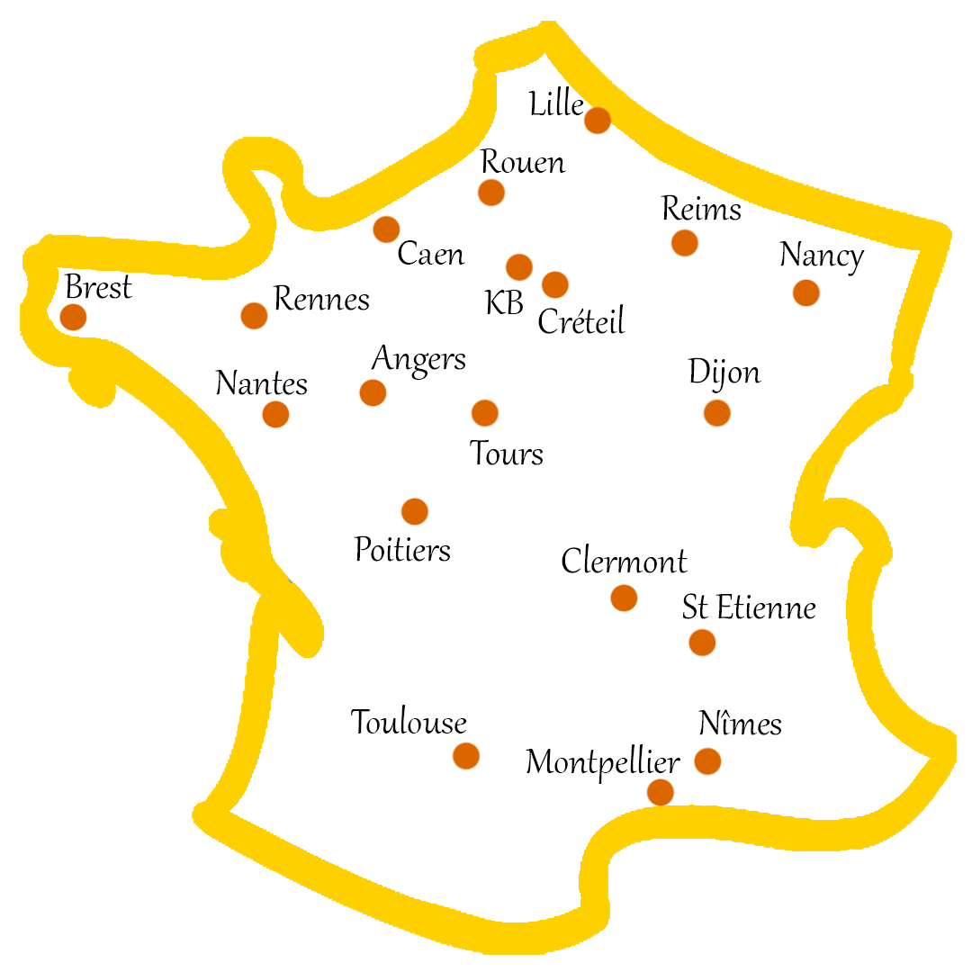 ANEMF's tweet image. Nationaux : 

#InterCHU : stage d&apos;externat
#InterLab : stage de recherche
#SEMIHO : stage de sémiologie

Près de 20 villes actives !