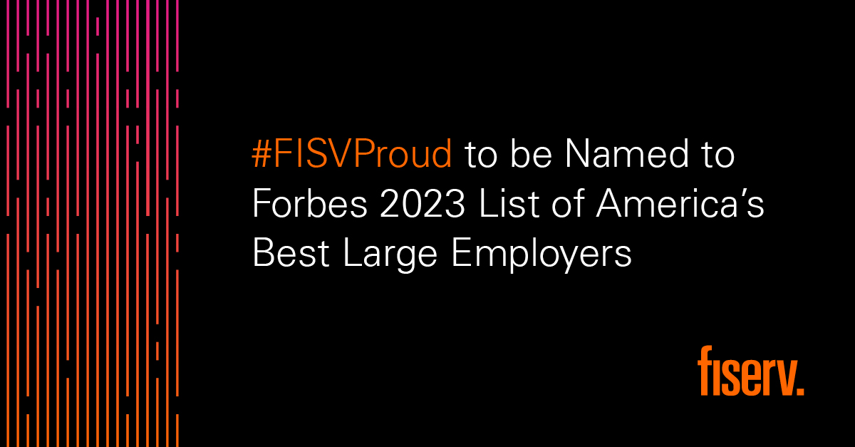 Fiserv on Twitter "We're honored to be recognized by Forbes as one of
