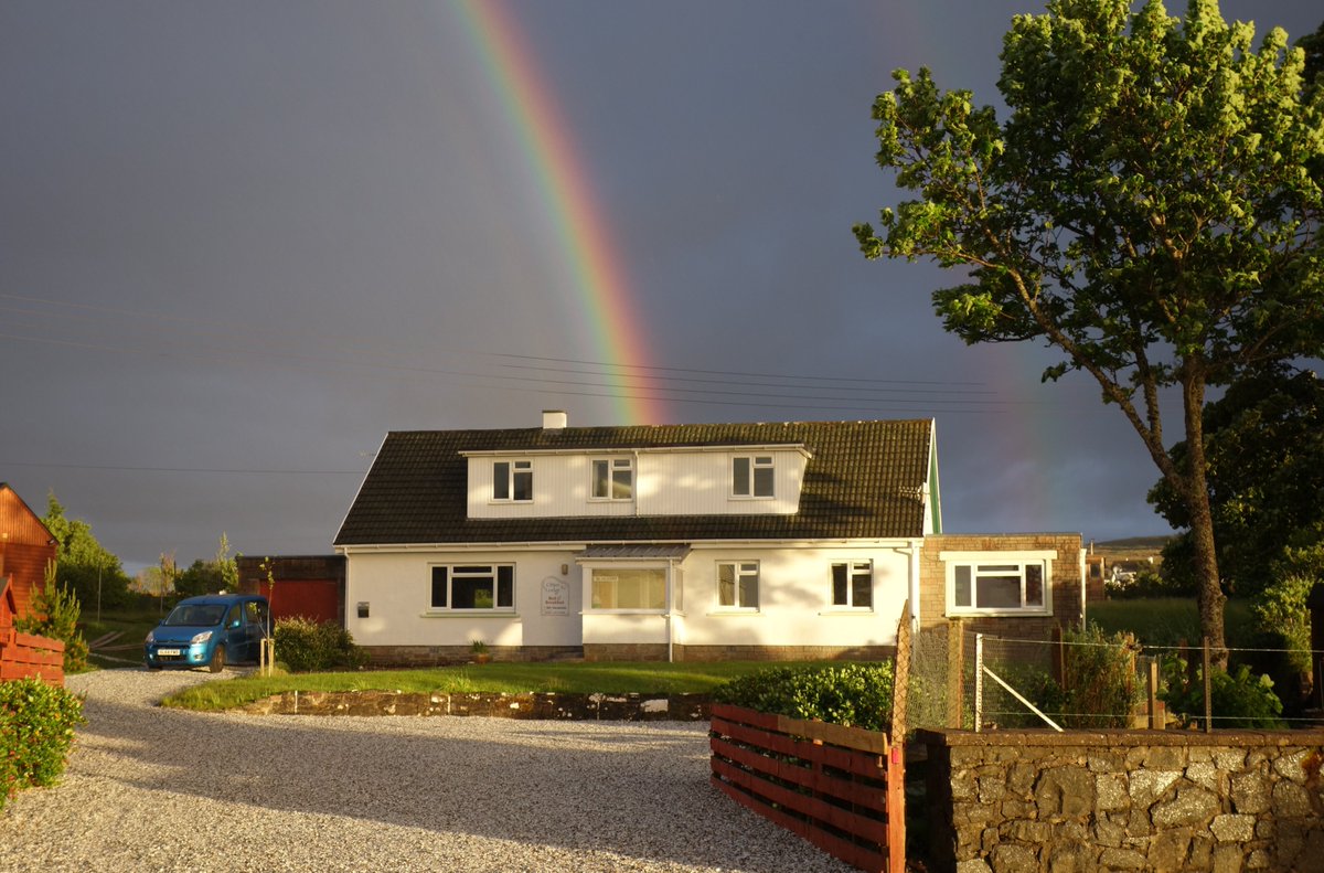 We might not be posting much, but here's a favourite picture of our home and B&amp;B on Skye. We're also on Facebook and Instagram. 
#otterlodgebedandbreakfast
#otterlodgeskye 
#bedandbreakfast