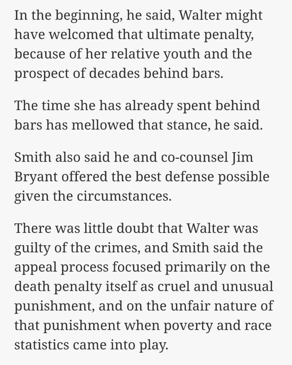 AdAstraForKS's tweet photo. @WhoCouldItBeNo1 @mattwhittenberg @teswade @davidmweissman @tedcruz They argue the death penalty is cruel. Her actions towards her victim was cruel. If this was about money why 66 stabs. Was it to get into the Crips? https://t.co/GTAhga65p6