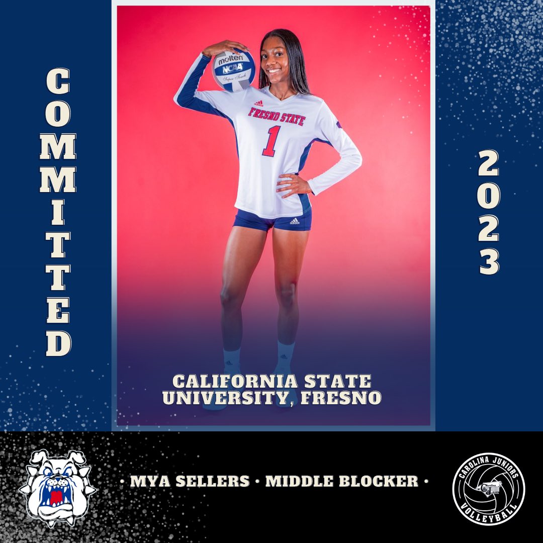 🚨COMMITMENT ALERT🚨

Another MASSIVE shoutout to our one and only Mya Sellers for committing to play at Fresno State in California!

What an amazing accomplishment! Your CJV family is incredibly proud of you and your dedication and insane work ethic!#cjvrecruiting