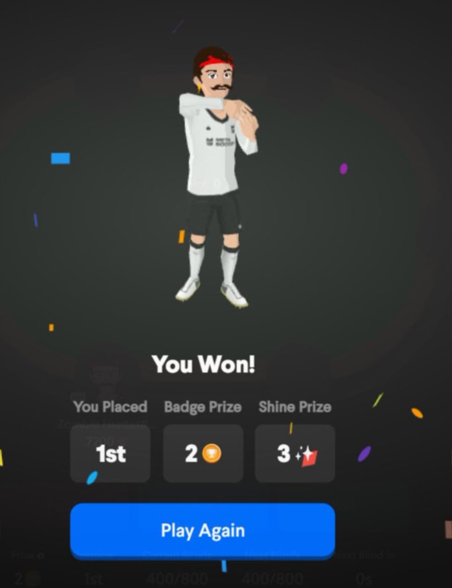 Vencemos! Jogamos IcePoker no <a href="/decentraland/">Decentraland</a> com novo Avatar do <a href="/MetaSoccer_EN/">MetaSoccer</a> . E não deu outra. O pirata do Brasiliano FC venceu por lá também.