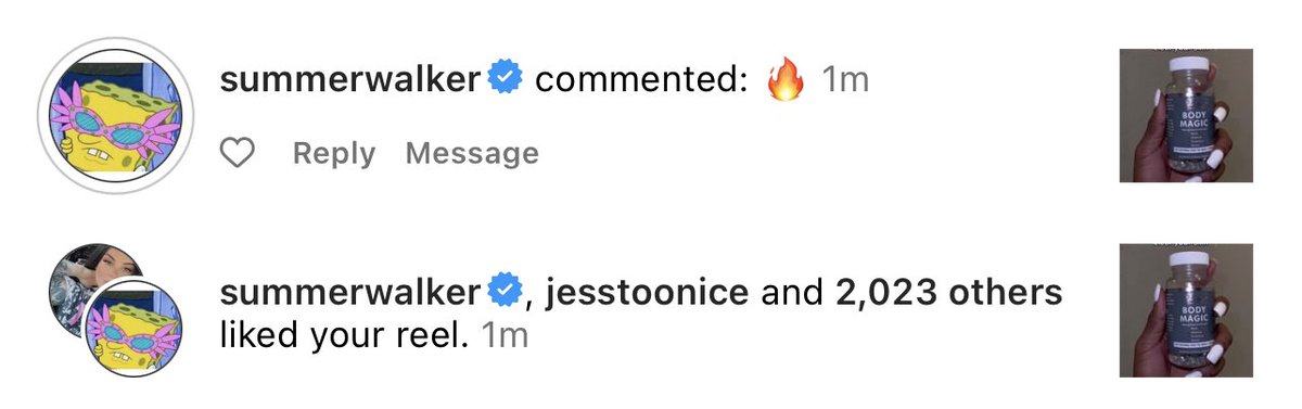 HerFantasyBox's tweet image. When SUMMER WALKER uses your products 😩🤌🏾