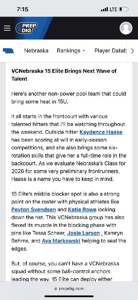 Kaydence Haase (@kaydencehaase) on Twitter photo Thanks, <a href="/PrepDig_NE/">Prep Dig Nebraska</a>, for the mention!! Our team is working hard to compete and make some noise this weekend at TRIPLE CROWN in KANSAS CITY! STAY TUNED!! Thanks, <a href="/PrepDig_NE/">Prep Dig Nebraska</a>, for the mention!! Our team is working hard to compete and make some noise this weekend at TRIPLE CROWN in KANSAS CITY! STAY TUNED!!