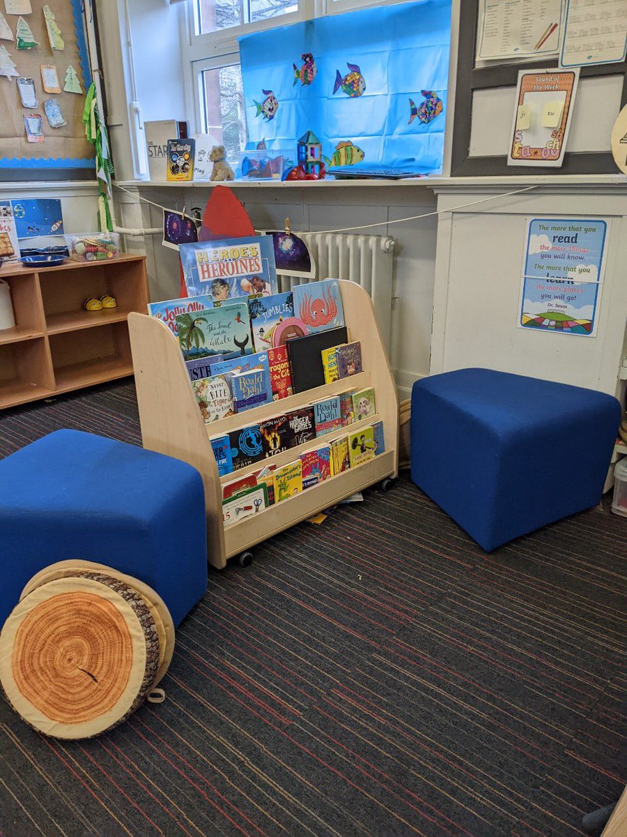 StCharlesGla's tweet image. Primary 3 spent some time in the #SchoolLibrary finding books they would like to add to their #ClassLibrary.  Their library is looking great and from discussions they had in the library they have now changed their Role Play area into a Space Cafe. #PupilLedPlay #WeLoveBooks