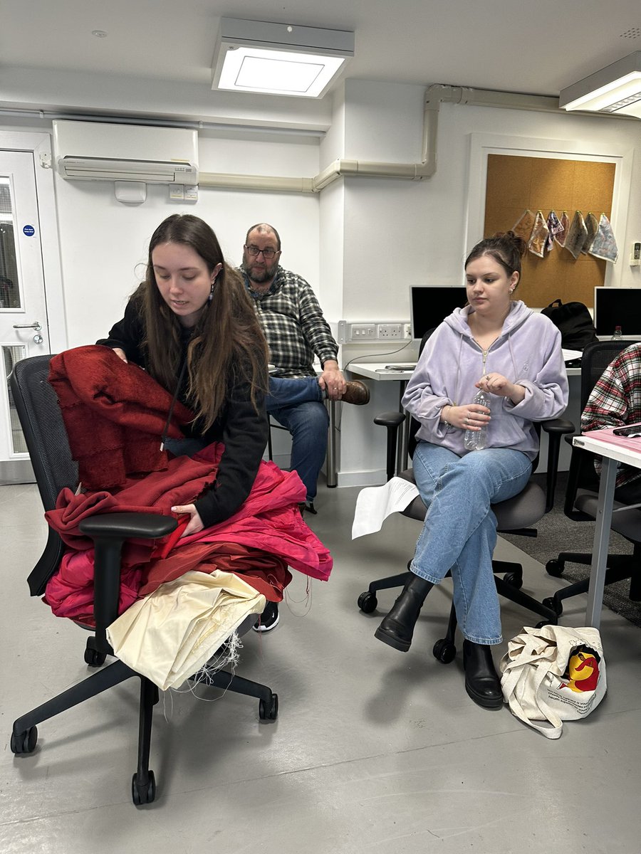 angelexit's tweet photo. Great to meet some of the designers and makers from @inspiredAUB who will be working with us @LighthousePoole to create costumes for Salt, our community play for Poole #SaltPCP #Poole #madeindorset https://t.co/4d8HBONMj7
