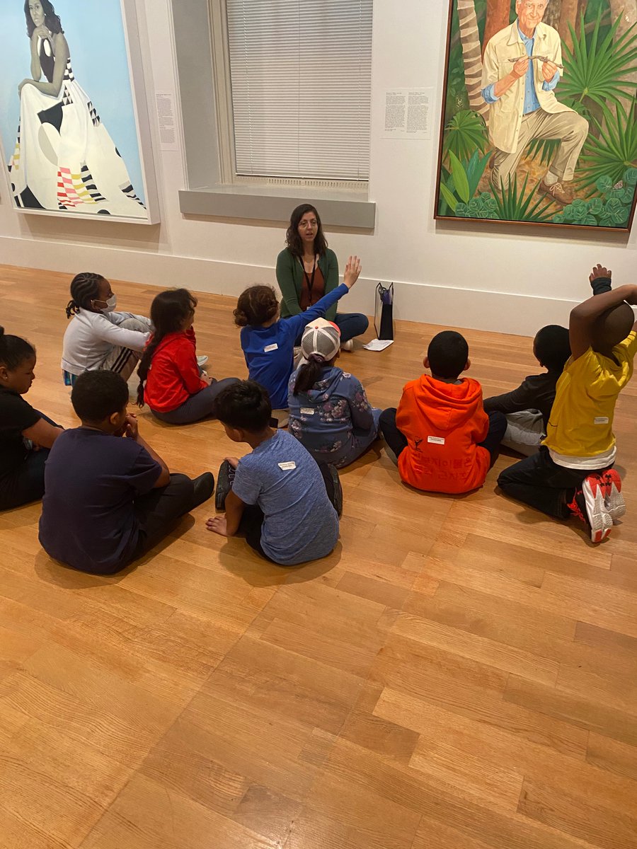 williamramsayes's tweet photo. Ms. McMahon’s 3rd grade students working hard as Portrait Detectives at the National Portrait Gallery today! https://t.co/RPFS7BuUNW