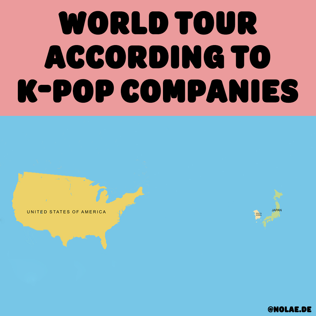 Nolae_de's tweet photo. Which company has the worst world tour itinerary? π
#Nolae #YourKpopShop https://t.co/nCBPQz9nT7