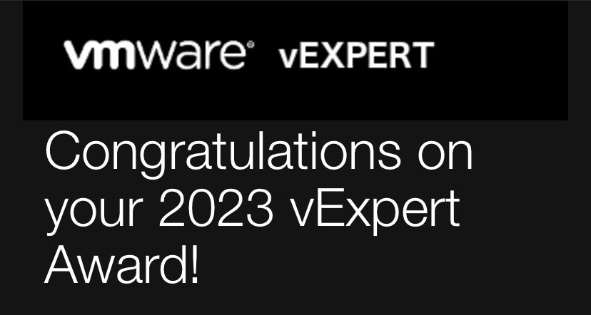 dsimelka's tweet image. Proud to be a part of it once again, now the 8 th time - ⭐️⭐️⭐️⭐️⭐️⭐️⭐️⭐️ @vExpert 

Congrats to all new and continuing #vExperts especially my brothers @MarcHuppert and @irg_net