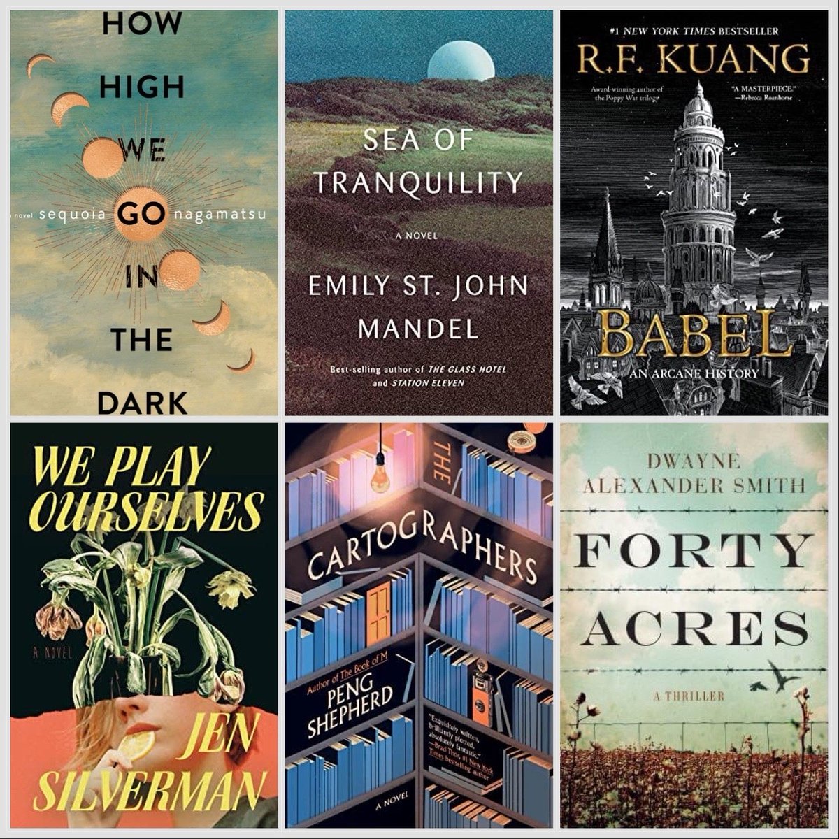 morgenwhiteman's tweet photo. Best books that I read in 2022 #howhighwegointhedark #seaoftranquility #babel #weplayourselves #thecartographers #fortyacres https://t.co/drT5Toqoy4